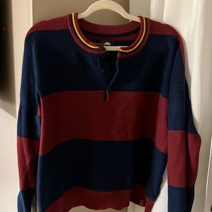 Roots vintage striped sweater. Size XL.